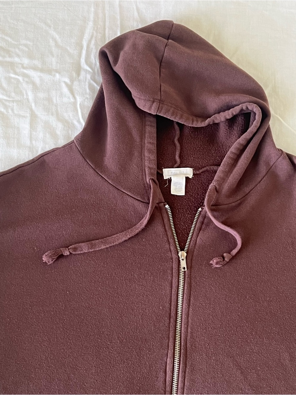 Full Tilt Chocolate Brown Oversized Zip-Up Hoodie XXL - Picture 2 of 10